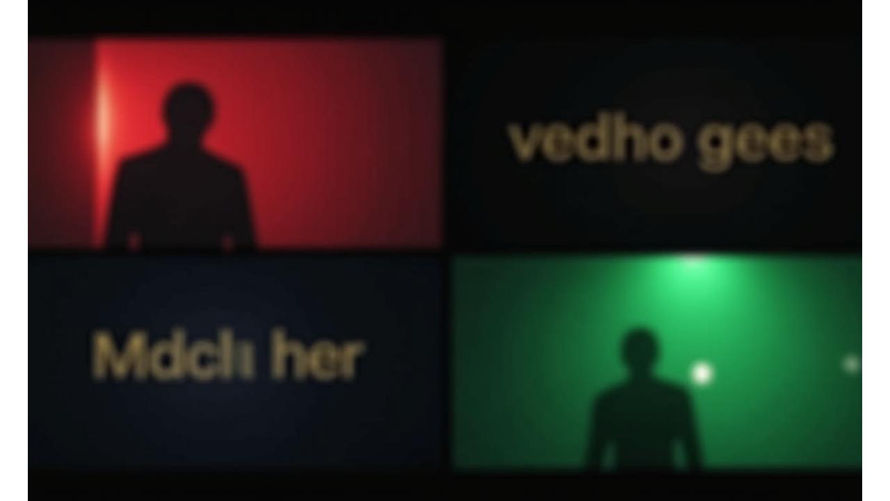 Dynamic video reel showcasing various types of digital content: music videos, commercials, and social media clips, highlighting motion graphics and vibrant visuals.