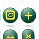 Social media platform logos - Facebook, Instagram, TikTok